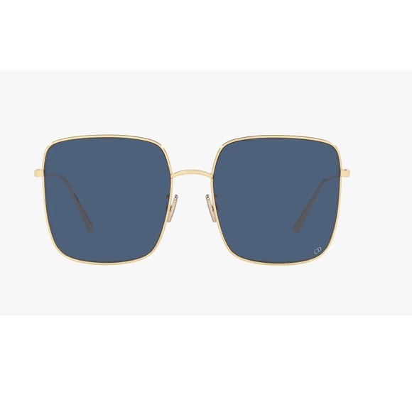Dior Large Gold Wired “So Stellaire 1XS” Sunglasses w/ Dark Lenses, NIB! - Picture 1 of 9